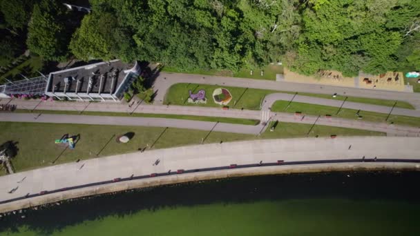 Barracuda Restaurant Fruits Mer Extrémité Gdynia Promenade Dans Bulwar Nadmorski — Video