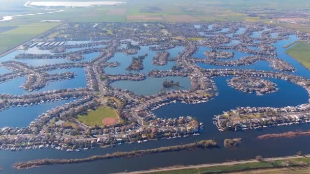 Lotnisko Panoramiczny Widok Discovery Bay Znajduje Się San Franciscos East — Wideo stockowe