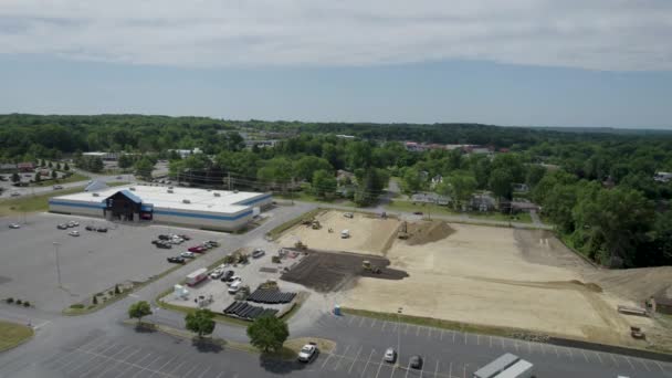 Drone Aérien Déplaçant Vers Avant Sur Autoroute Routière Avec Déplacement — Video