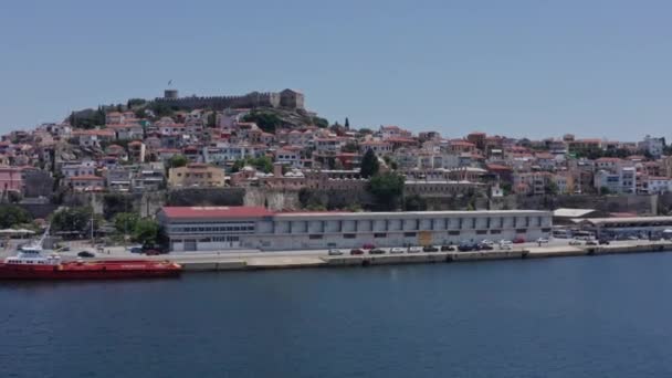 Aeronáutica Kavala Cidade Grécia — Vídeo de Stock