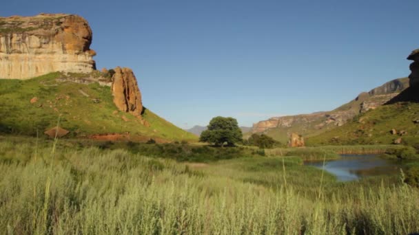 ゴールデン ゲート ハイランズ国立公園 南アフリカ — ストック動画