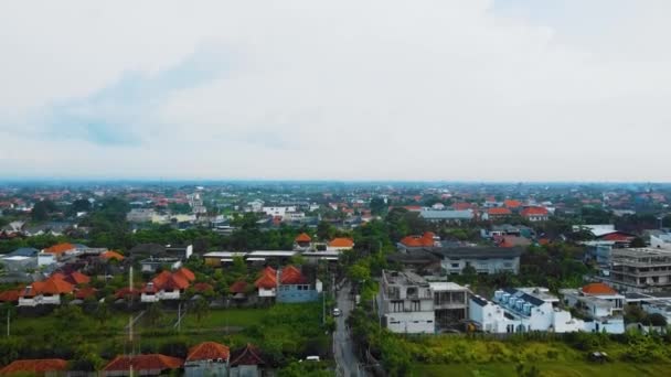 Cinematische Drone Beelden Van Berawa Strand Canggu Bali Met Prachtig — Stockvideo