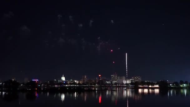 Harrisburg Pennsylvania Temmuz 2022 Yüksek Hızla Susquehanna Nehri Nin Karşısından — Stok video