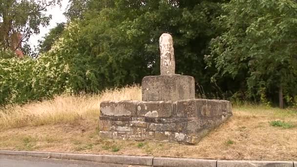 Barrow Bir Ortaçağ Inşaatı Olan Ngiltere Nin Rutland Ilçesine Bağlı — Stok video