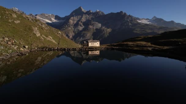 Drones Suisse Vue Sur Lac Montagne — Video