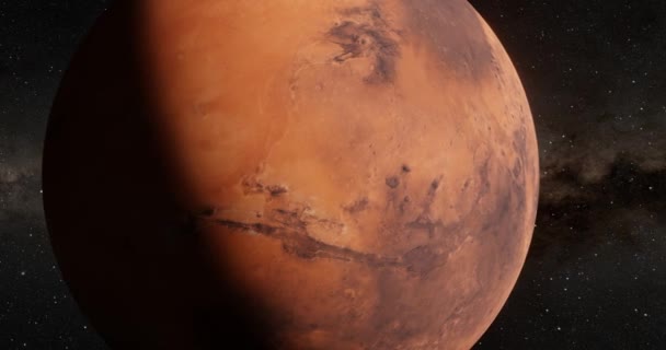 Марс Юпитер — стоковое видео
