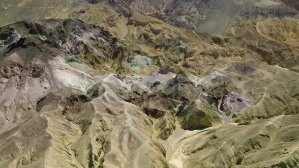 Vista Aérea Del Parque Nacional Del Valle Muerte California Nevada — Vídeos de Stock
