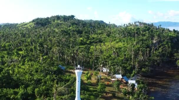 Limasawa Leyte Sul Filipinas Bela Paisagem Insular Coberta Por Exuberante — Vídeo de Stock