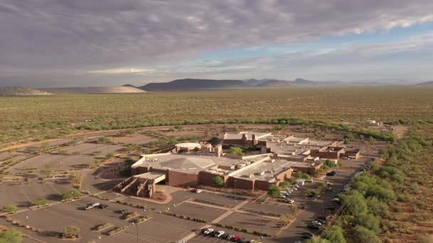 Desert Diamond Casino Cerca Tucson Arizona Órbita Aérea Drones — Vídeos de Stock