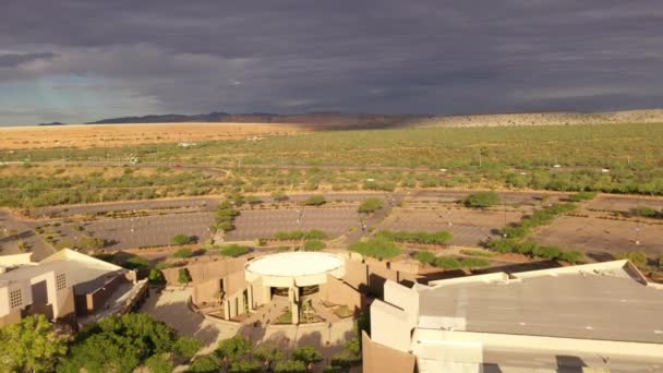 Kasyno Desert Diamond Tucson Arizonie Dron Tyłu — Wideo stockowe