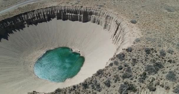 Vista Aérea Del Pozo Las Almas Pozo Las Almas Malarge — Vídeo de stock