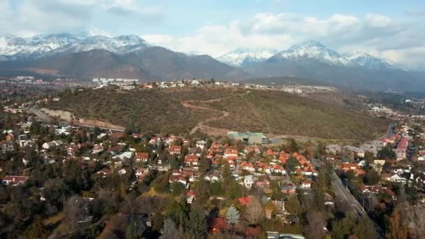 Cerro Calan Hügel Und Observatorium Der Gemeinde Las Condes Santiago — Stockvideo