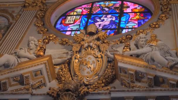 이탈리아 바실리카 마리아 마조레 성당의 장식물 — 비디오