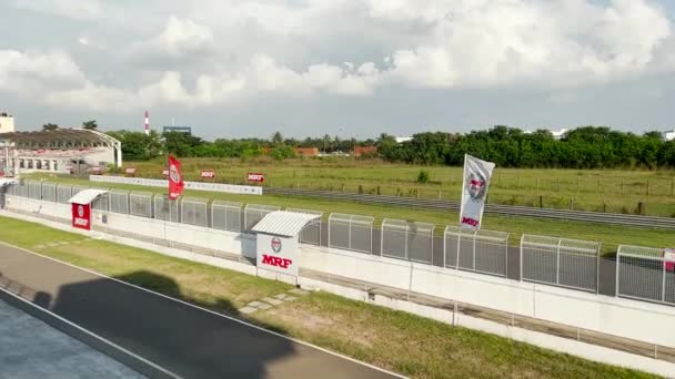 Bilen Motor Racing Lap Pan Skott Toyota Motor Racing — Stockvideo