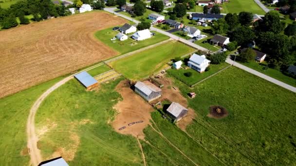 Tiro Dron Paisaje Pintoresco Con Viñedos Fondo Una Vista Tremenda — Vídeos de Stock