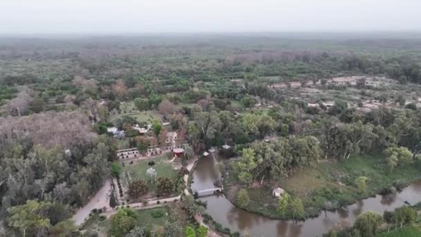 Vista Aérea Sobre Parque Nacional Lal Suhanra Declarado Reserva Biosfera — Vídeos de Stock