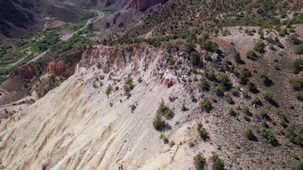 Montaña Azufre Aerial Jalá Big Rock Candy Mountain — Vídeo de stock