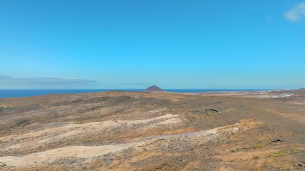 Vue Aérienne Sommet Montaa Pelada Réserve Naturelle Protégée Tenerife Îles — Video