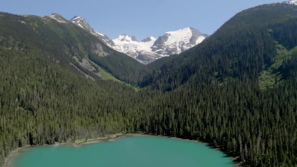 Park Prowincji Joffre Lakes Pobliżu Pemberton Kolumbii Brytyjskiej Kanada Szeroki — Wideo stockowe