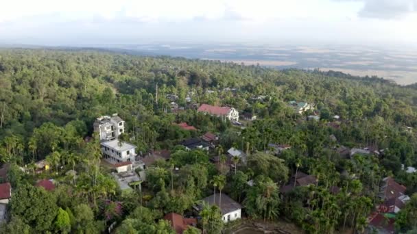 Die Berühmte Und Sauberste Stadt Mawlynnong Khasi Hills Bundesstaat Meghalaya — Stockvideo