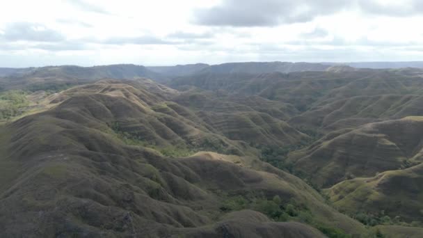 Hiliwuku Cliff Wschodnia Indonezja Sumba Island — Wideo stockowe