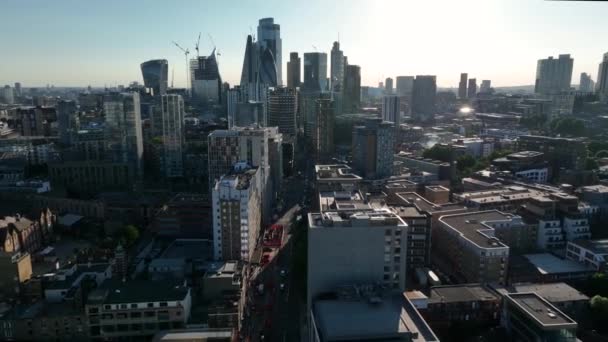 Londra Regno Unito Giugno 2022 Creazione Del Drone Aereo Veduta — Video Stock