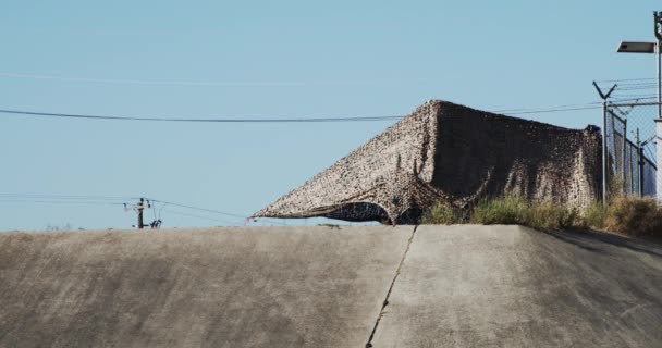 Copertura Maglie Posto Ascolto Post Osservazione Istituito Dai Soldati Della — Video Stock