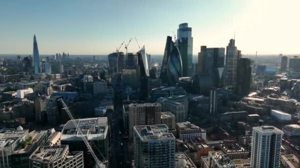 Londra Regno Unito Giugno 2022 Creazione Del Drone Aereo Veduta — Video Stock