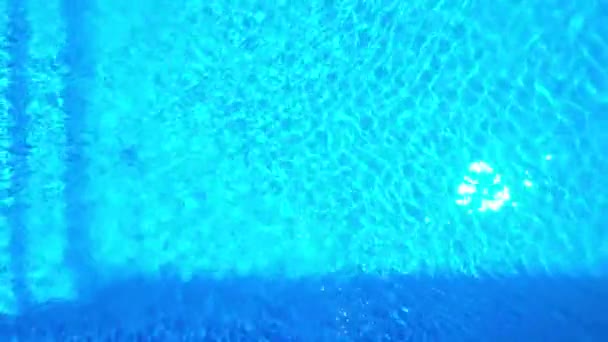 Rise Imaging Pool Sun Shining Water — Stock video