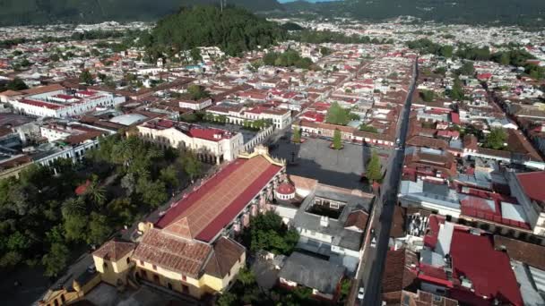 Atışı Ana Meydanda Meksika Chiapas Taki San Cristobal Las Casa — Stok video