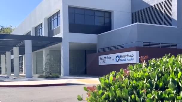 Henry Mayo Newhall Memorial Hospital Valencia Santa Clarita California — Video Stock