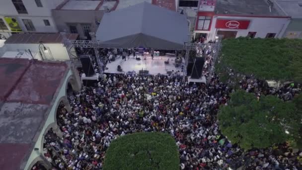 Mucha Gente Cierre Campaña Política — Vídeo de stock