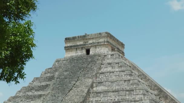 Cinematic Landscape Footage Mayan Ruins Monument Chichn Itz One Seven — Stock Video