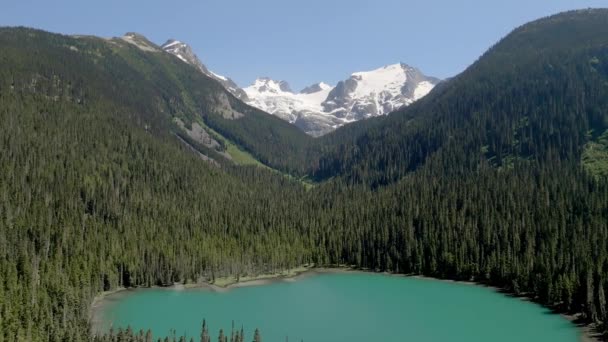 Parque Provincial Joffre Lakes Verano Pemberton Columbia Británica Canadá Descenso — Vídeos de Stock