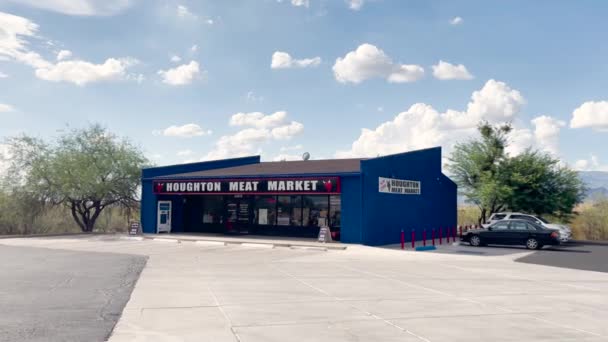 Houghton Meat Market Tucson Arizona Usa Strzał Bliska — Wideo stockowe