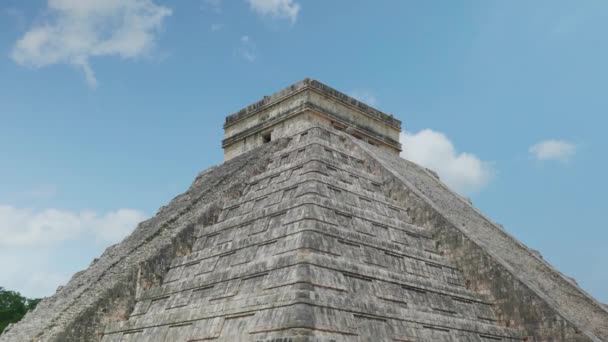 Cinematic Landscape Footage Mayans Ruins Monument Chichn Itz One Seven — Stock videók