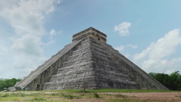 Cinematic Landscape Footage Mayan Ruins Monument Chichn Itz One Seven — Vídeo de stock