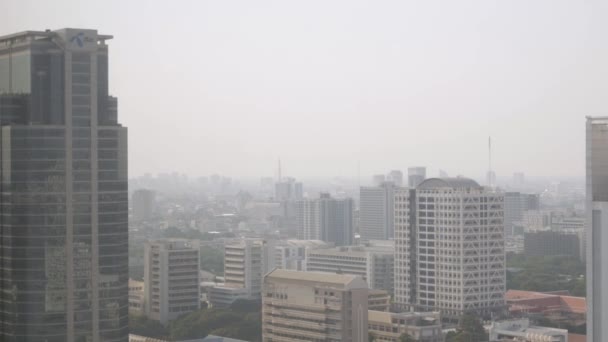 Madártávlati Kilátás Bangkok Város Égből Nyári Időszakban — Stock videók