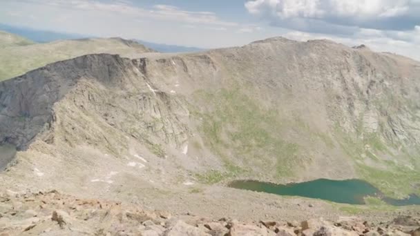 コロラド州ビアシュタット山サミット — ストック動画