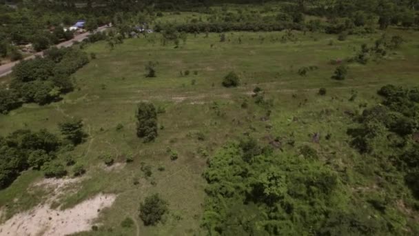 Vista Del Dron Sobre Montaña Kirirom Distrito Kampong Seila Camboya — Vídeos de Stock