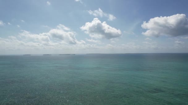 Cloudy Sunny Day Wonderful Landscape Zanzibar — Stock Video