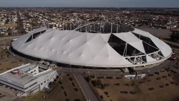 Buenos Aires Teki Estadio Unico Ciudad Plata Stadyumunun Modern Tasarımı — Stok video