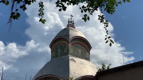 Foto Jarak Dekat Kuil Kalighat Kolkata Selatan Kolkata India — Stok Video