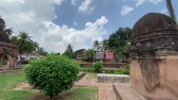Kalikapur Berhampore Índia Cemitério Cristão Histórico Chamado Cemitério Holandês — Vídeo de Stock