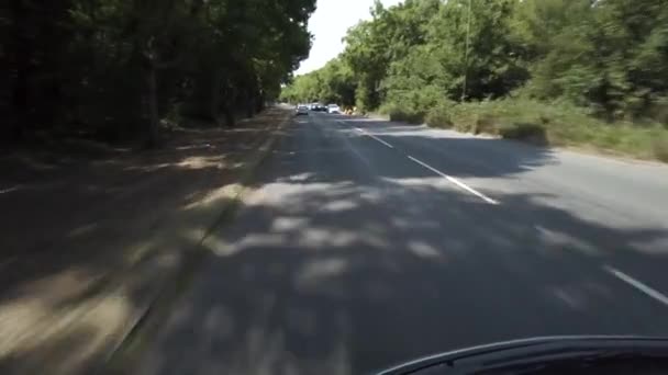 Pov Rijdt Langs A41 North Western Avenue Richting Watford Juli — Stockvideo