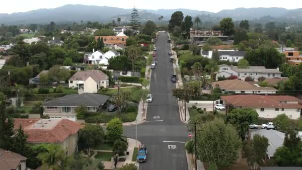 Brentwood Voorstedelijke Buurt Westside Regio Van Los Angeles Met Duur — Stockvideo