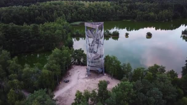 Casal Torre Saara Lommel Bélgica — Vídeo de Stock