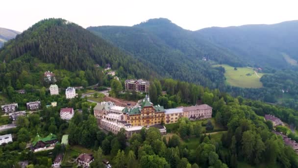 Chalet Ski Dans Les Alpes Été — Video