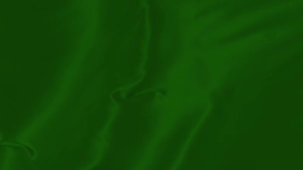 绿色织物在运动 摘要背景 — 图库视频影像