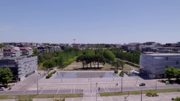 Stadsbilden Staden Montpellier Frankrike — Stockvideo